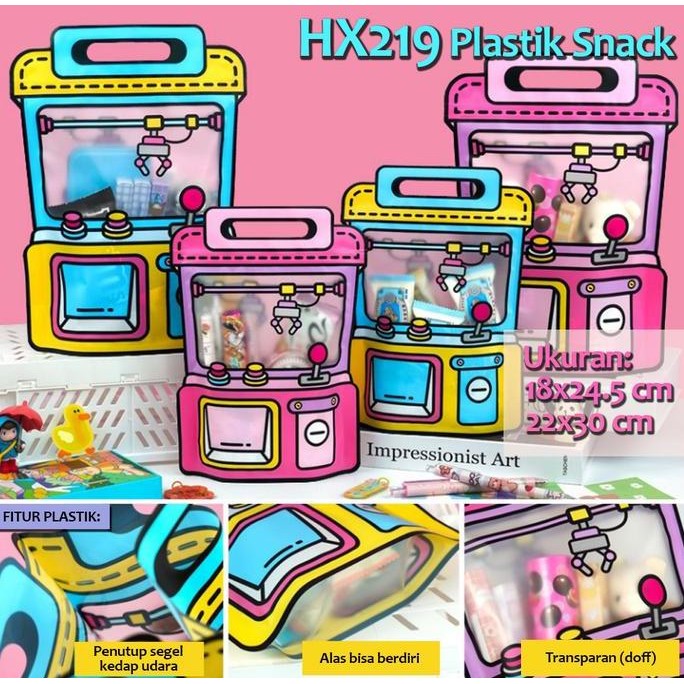 

HX219 [10 pcs] Plastik Snack Hadiah Ziplock Birthday Packaging Goodie Bag murah