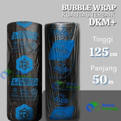 

PLASTIK BUBBLE / BUBLE / BABEL WRAP ROLL HITAM 125X50 RUSFET murah