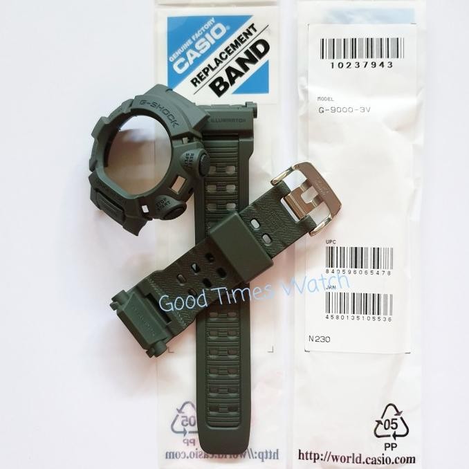 PAKET STRAP BEZEL G-SHOCK G-9000-3V / G-9000 Casio Original murah