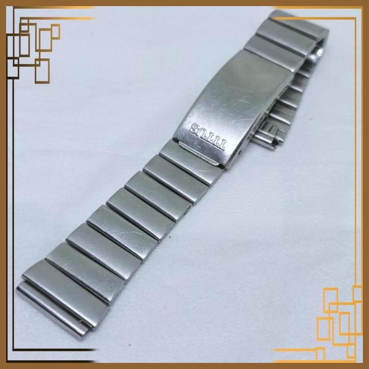 [RHV] VINTAGE TITUS BRACELET TALI RANTAI JAM TANGAN ANTIK TITUS LUG 18MM ORI