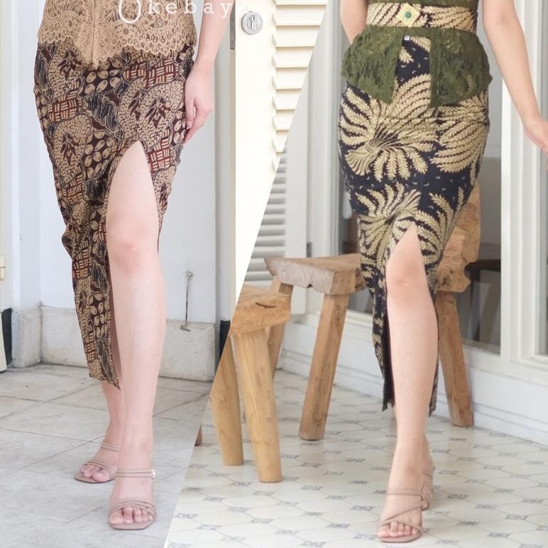 ''Terlaris" Rok Batik Span Belahan Samping | Rok Wisuda Kondangan Kerja