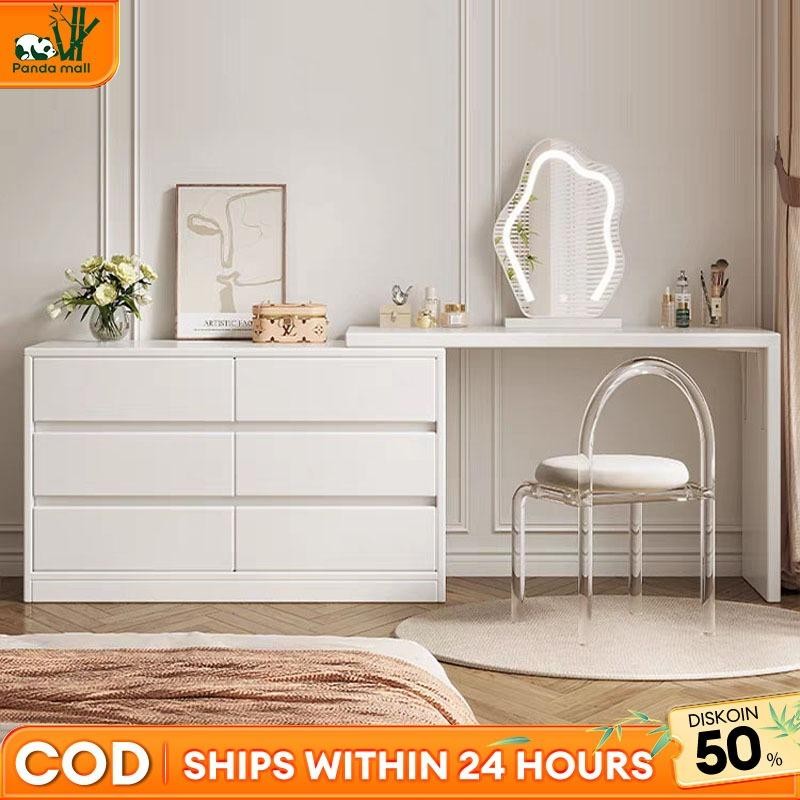 Meja Rias Minimalis Meja Kantor Meja Kamar Tidur Lemari Rias Locker Kayu Meja Rias Aesthetic