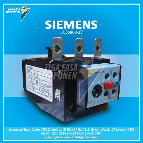 3Us5800-2V Overload Relay 57-70A 10A 1No + 1Nc New Stok