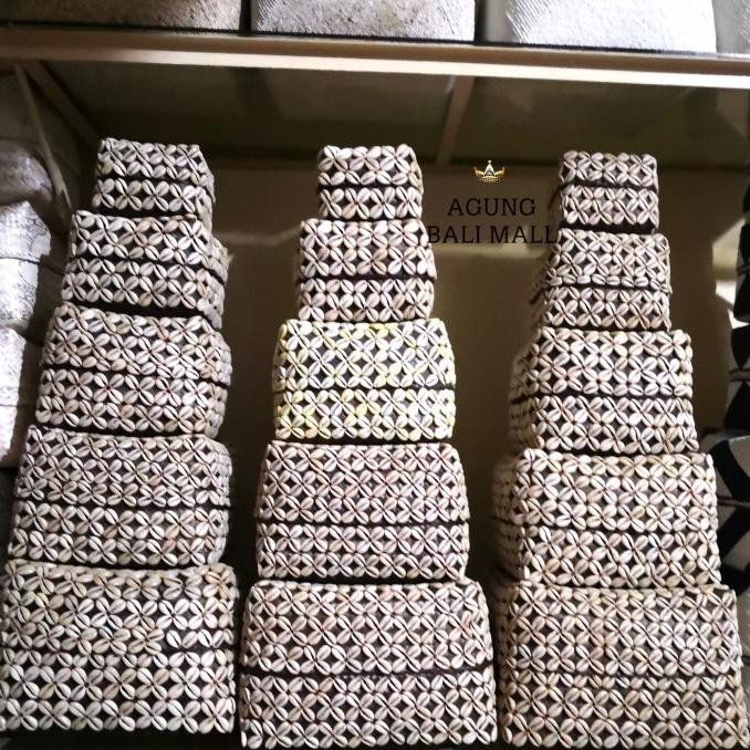 best seller] Sokasi kerang Bali set 5 | sokasi Bali | box kerang | anyaman Bali