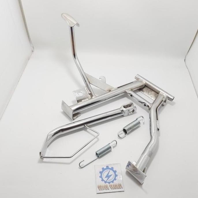 STANDAR RING 17 CHROME + STANDAR DUA CHROME UNIVERSAL BEAT SCOOPY VARIO 110 SPACY ORIGINAL