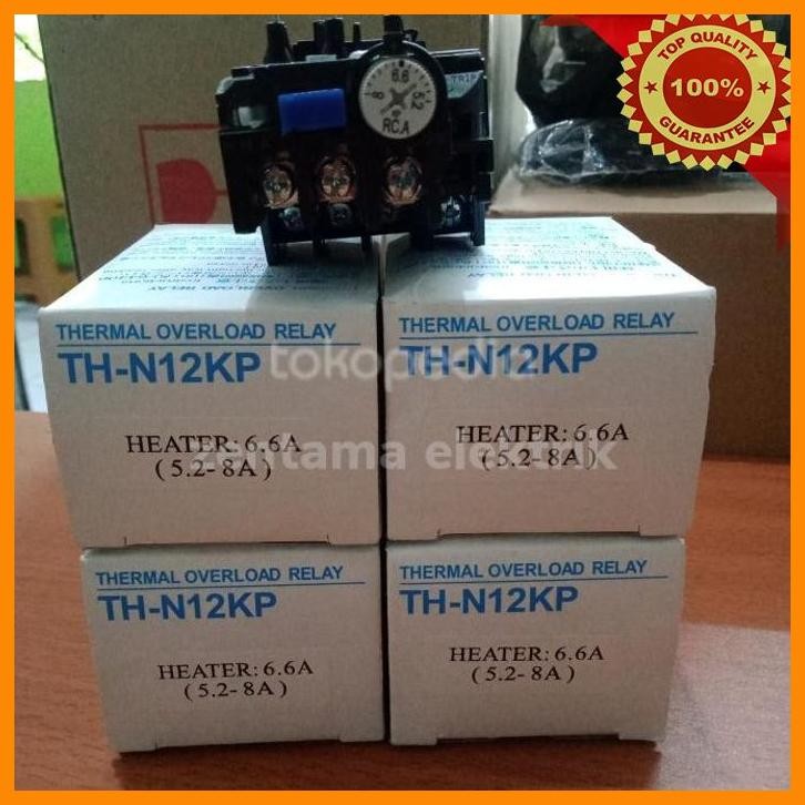 [zen] thermal overload relay mitsubishi / tor th-n12kp 6.6a (5.2-8a)