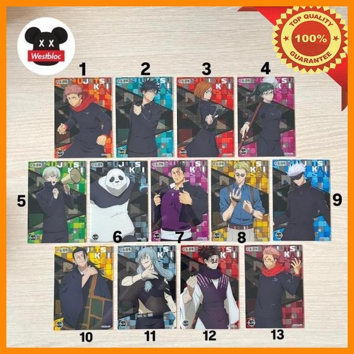 [WES] JUJUTSU KAISEN JJK CLEAR CARD COLLECTION VOL. 4 ENSKY JAPAN OFFICIAL GOODS MERCHANDISE KARTU J