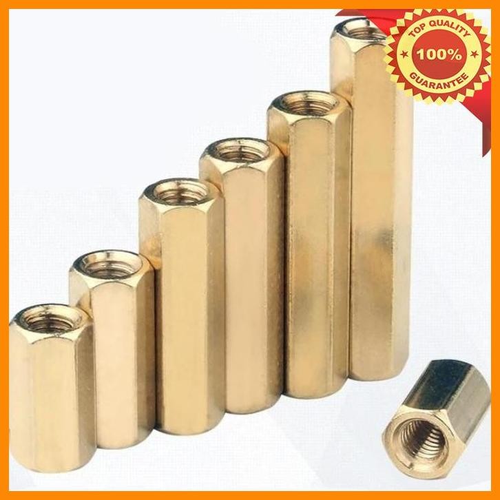 [AIS] SPACER M3X50 MM KUNINGAN FF DOUBLE PASS M3 X 50MM BESI 5CM 5 CM PCB