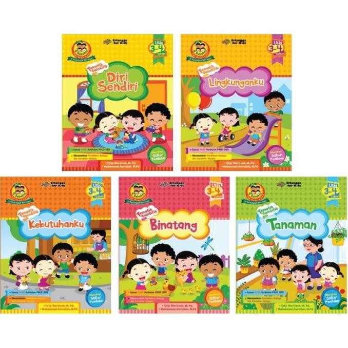 

PAKET TEMATIK SAINTIFIK USIA 3-4 TH SEMESTER 1 - ERLANGGA FOR KIDS