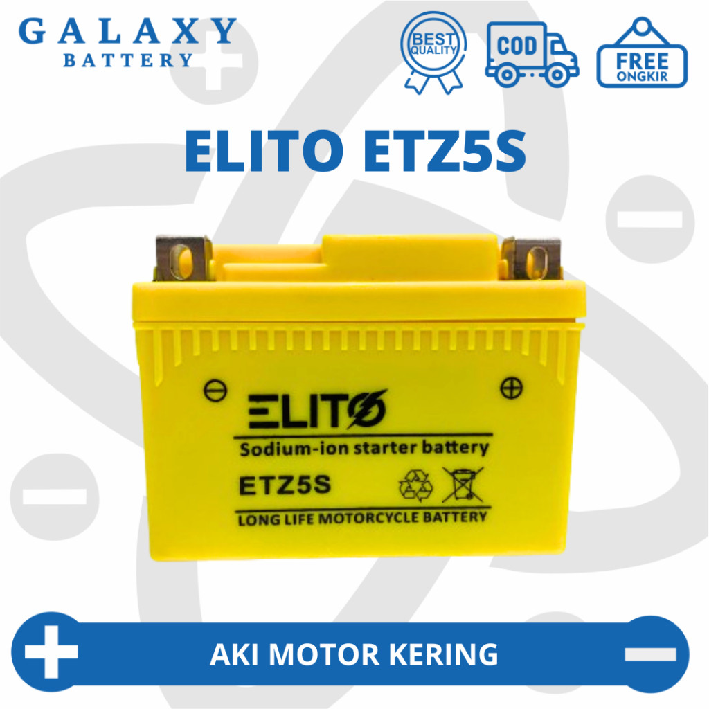 Aki Motor Honda Vario 110 GTZ5S ETZ5S Elito Aki Lithium Sodium