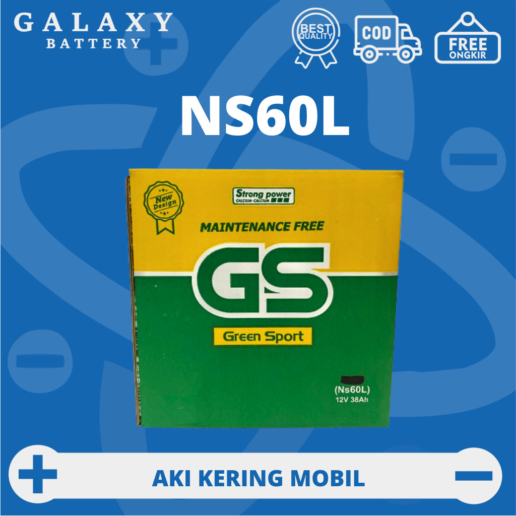 Aki Mobil Grand Livina 1.5, Livina 1.5,Livina X Gear NS60L GS GREENSPORT Kering