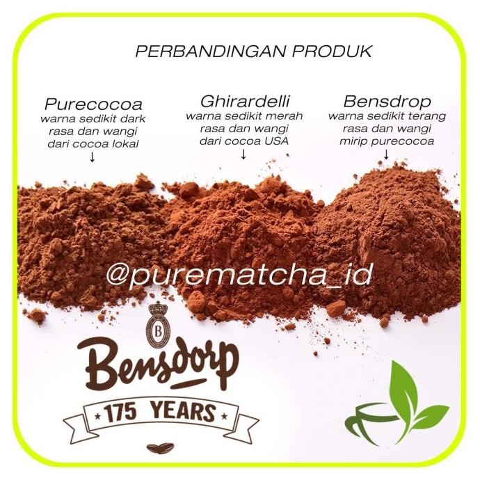 

BARU BENSDROP COKLAT BUBUK MURNI BENSDORP COCOA PURE COCOA POWDER 500GR