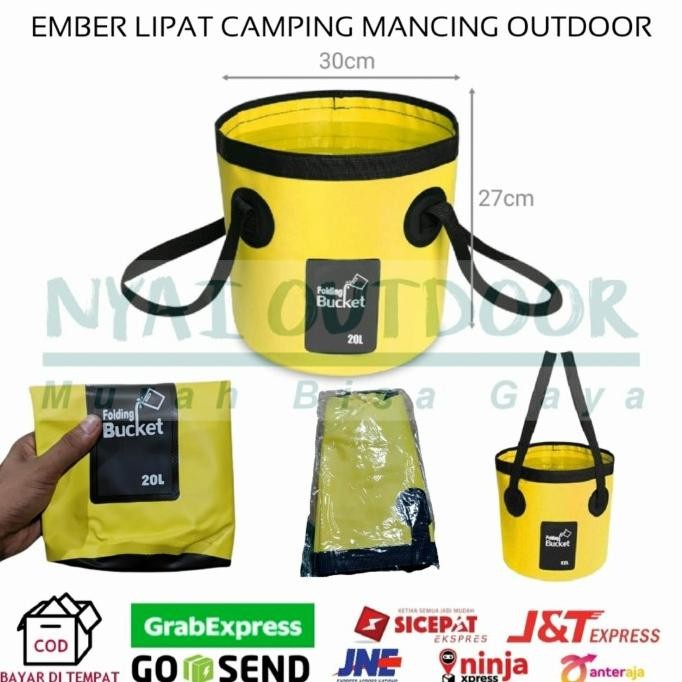 ember lipat 20 liter ember mancing camping outdoor BEST SELLER