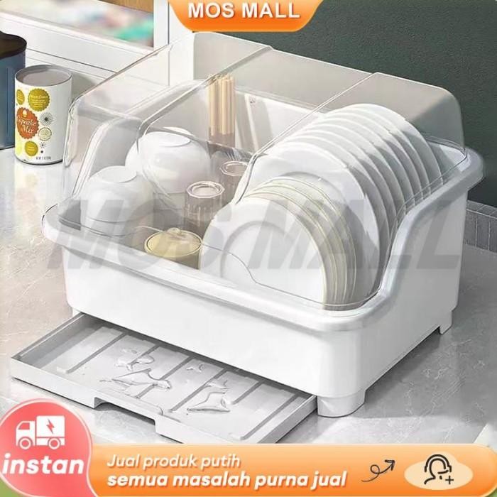 [RAK PIRING BESAR] Rak Piring Plastik Rak Pengering Piring Rak piring