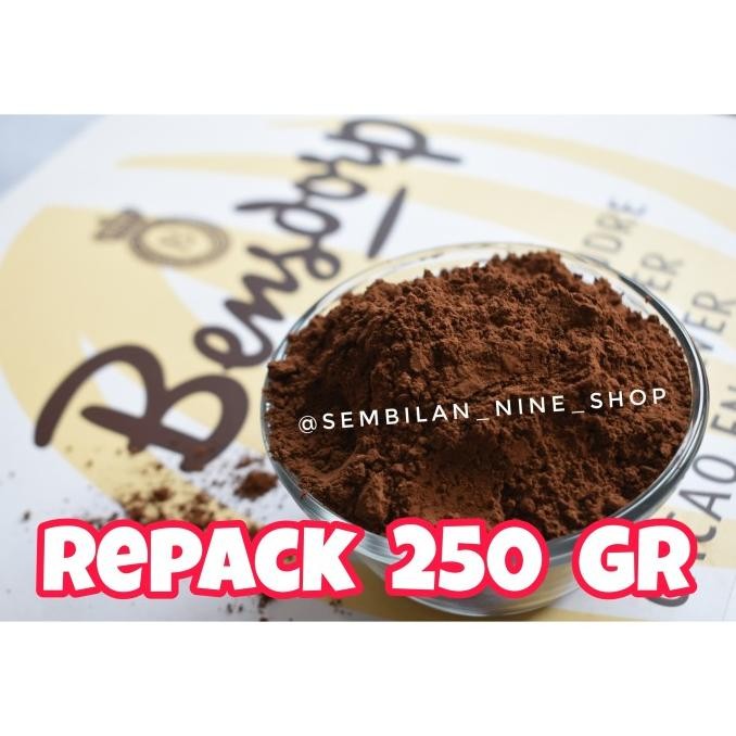 

BARU BENSDORP 250 GRAM COCOA POWDER QUEEN ANNA FAT 22 24 COKELAT BUBUK