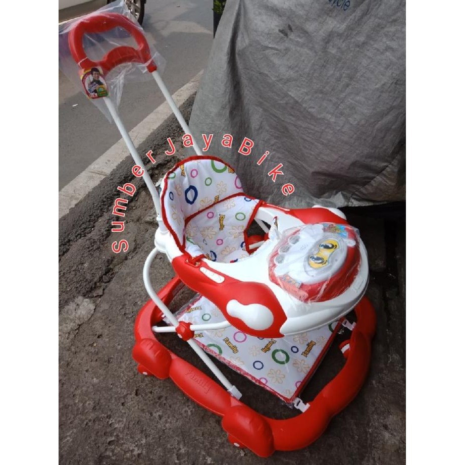 Baru Baby Walker Kereta Bayi Family Octopus