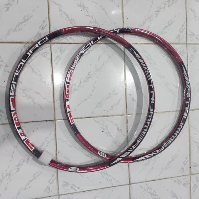 ><><><] rims strummer enduro 27.5 lebar 3.3 mm merah velg sepeda