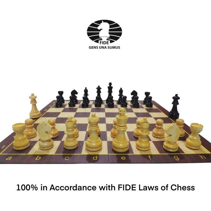 PAPAN CATUR LIPAT KAYU ALEXANDER ALEKHINE CHESS SET TERMURAH