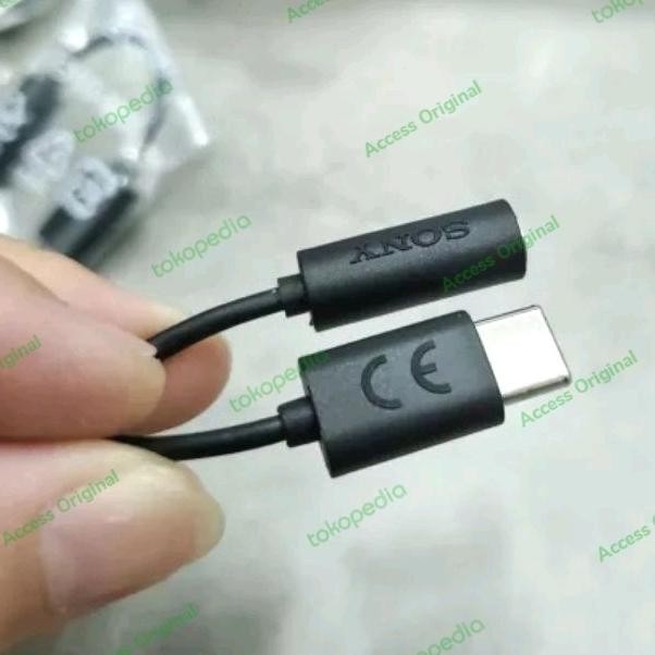 SONY Converter Audio Dongle Type C to 3.5mm Xperia 1 5 XZ2 XZ3 Ori