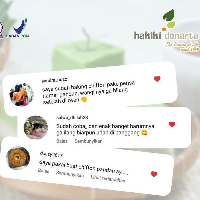 

Terbaru Hamer Pandan 500G Pasta Perisa Pandan Flavor Paste
