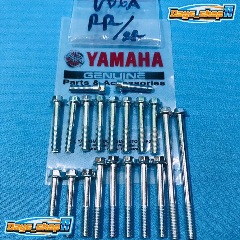 1 set baut blok bak kanan kiri kalter vega rr vega zr blok bak kopling magnet murah