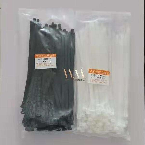 

ready Kabel Ties Releasable Cable Tie 7.2x300mm Kabel Ties Buka Pasang murah
