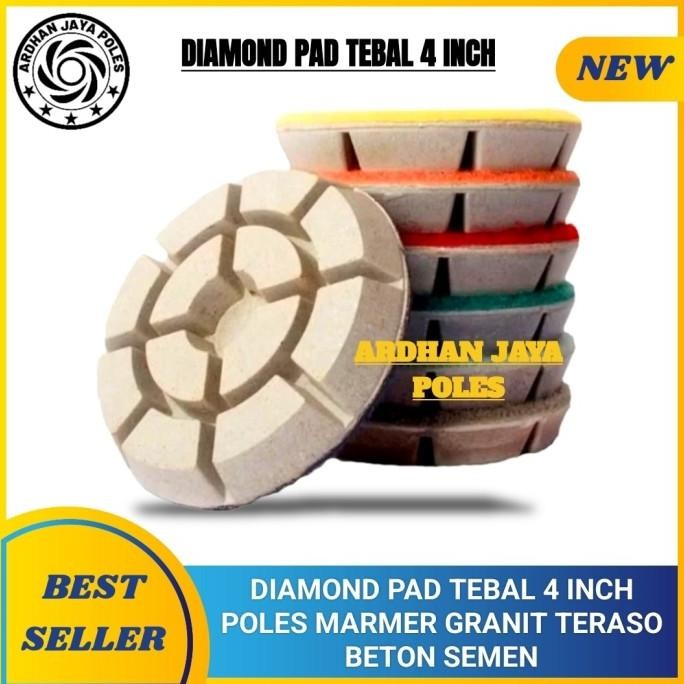 Diamond Pad Floor Polishing/Diamond Pad Bevel/Diamond Pad 4 inch Tebal