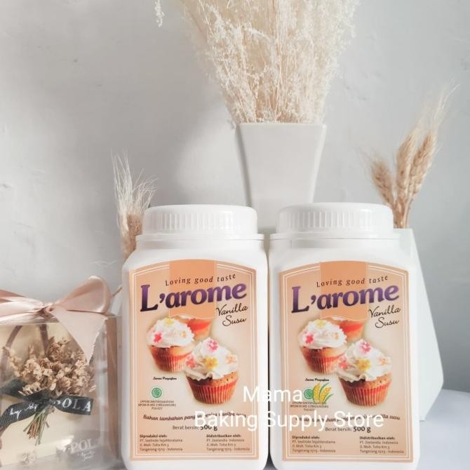 

Terbaru L'Arome Larome Vanilla Milk Powder Vanila Susu Wangi 500 Gr