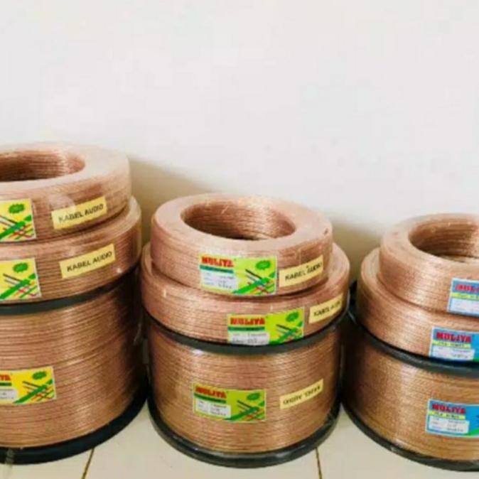 Kabel audio kabel serabut transparan kabel listrik