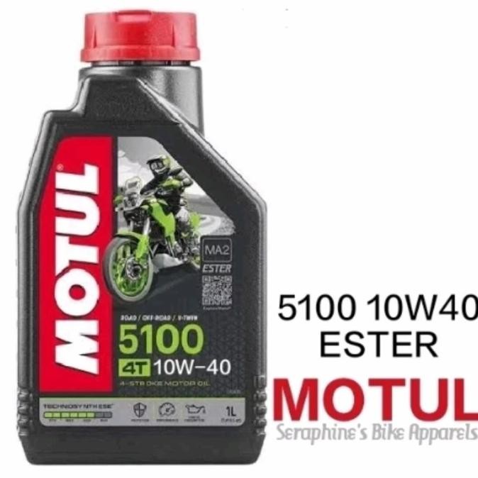 Cars PAKET MOTUL 5100 10W40 +FILTER OLI DENSO NINJA 250FI Z250FI VERSYS ER6