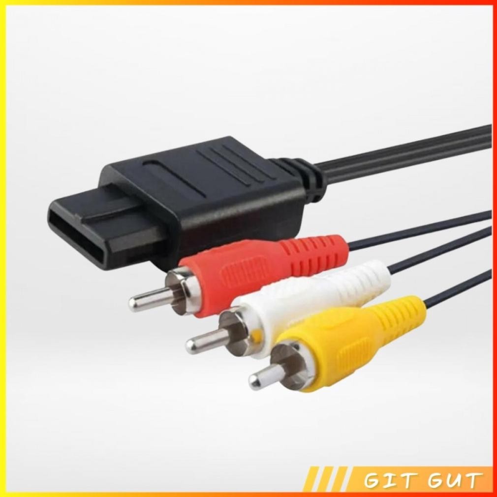 Super Nintendo SNES Game Cube N64 Kabel Audio Video AV RCA Cable murah