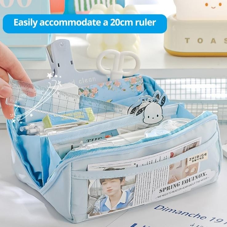 

Ew64 TEMPAT PENSIL KOREA MULTI SEKAT UKURAN JUMBO Original