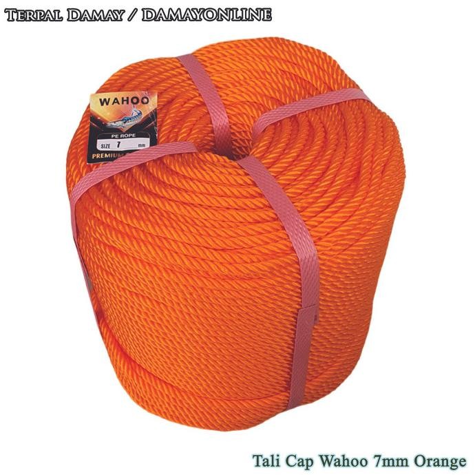 

Tali Tambang Pe Cap Wahoo 7Mm Orange / Rol ( Harga Per Rol ) Co