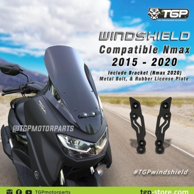 WINDSHIELD VISOR NEW NMAX 2020 TGP AKSESORIS WINSIL VARIASI NMAX 2020