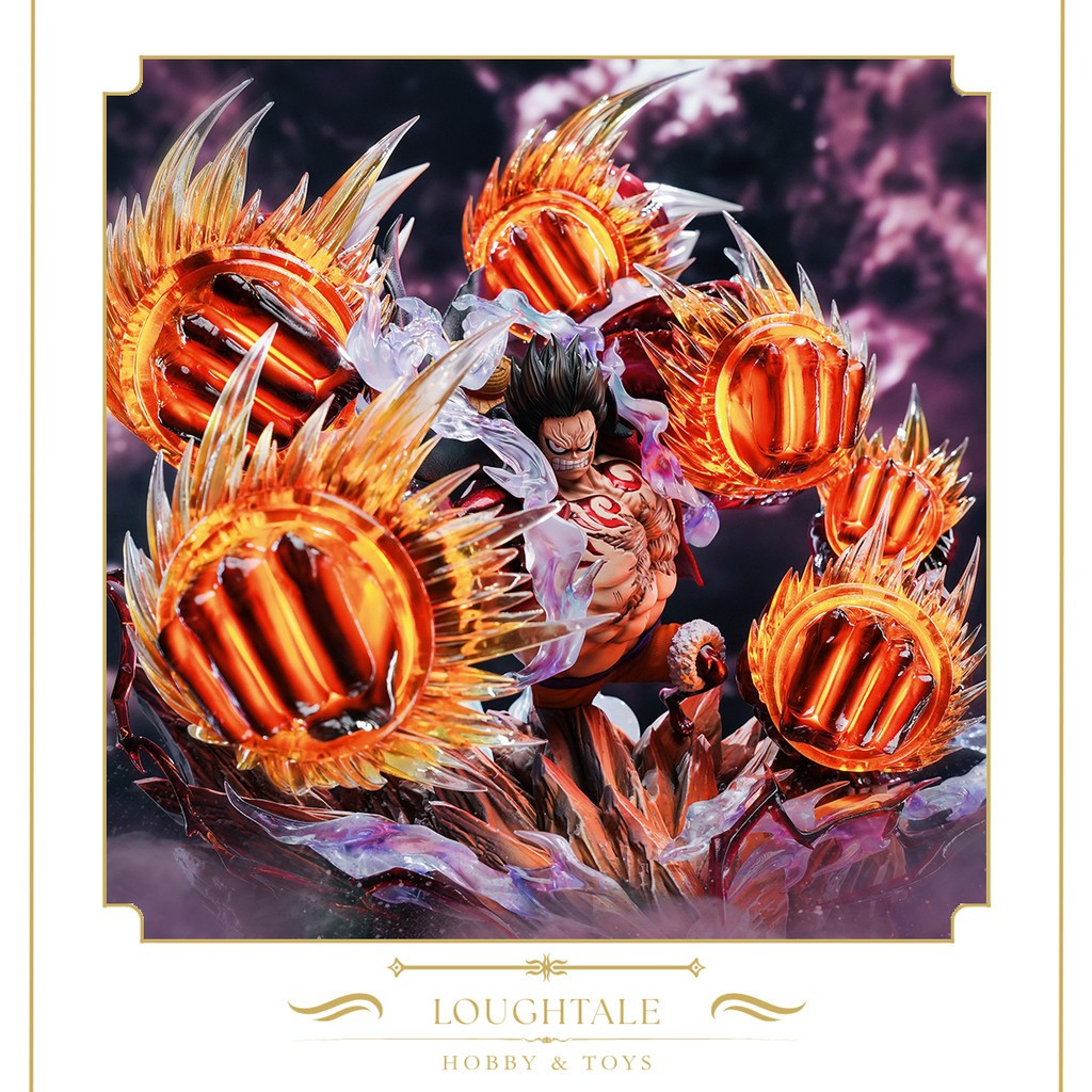 [ Open PO ] One Piece - Luffy Gear 4 POP Resin Statues Figure by LZ Studio