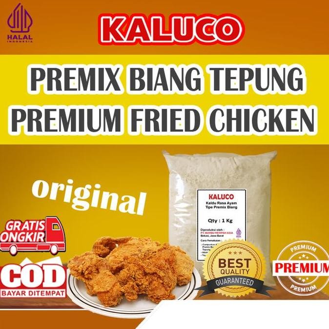 

Sale Tepung Premix Biang Fried Chicken Crispy Premium 1Kg