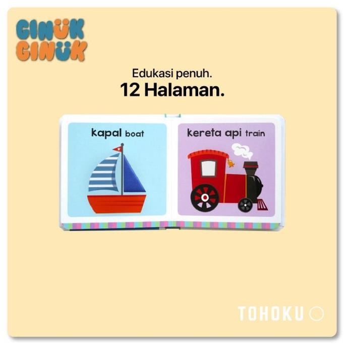 

[GINUKGINUK] BILINGUAL MY SENSORY BOOK HEWAN - WARNA - KATA PERTAMA -