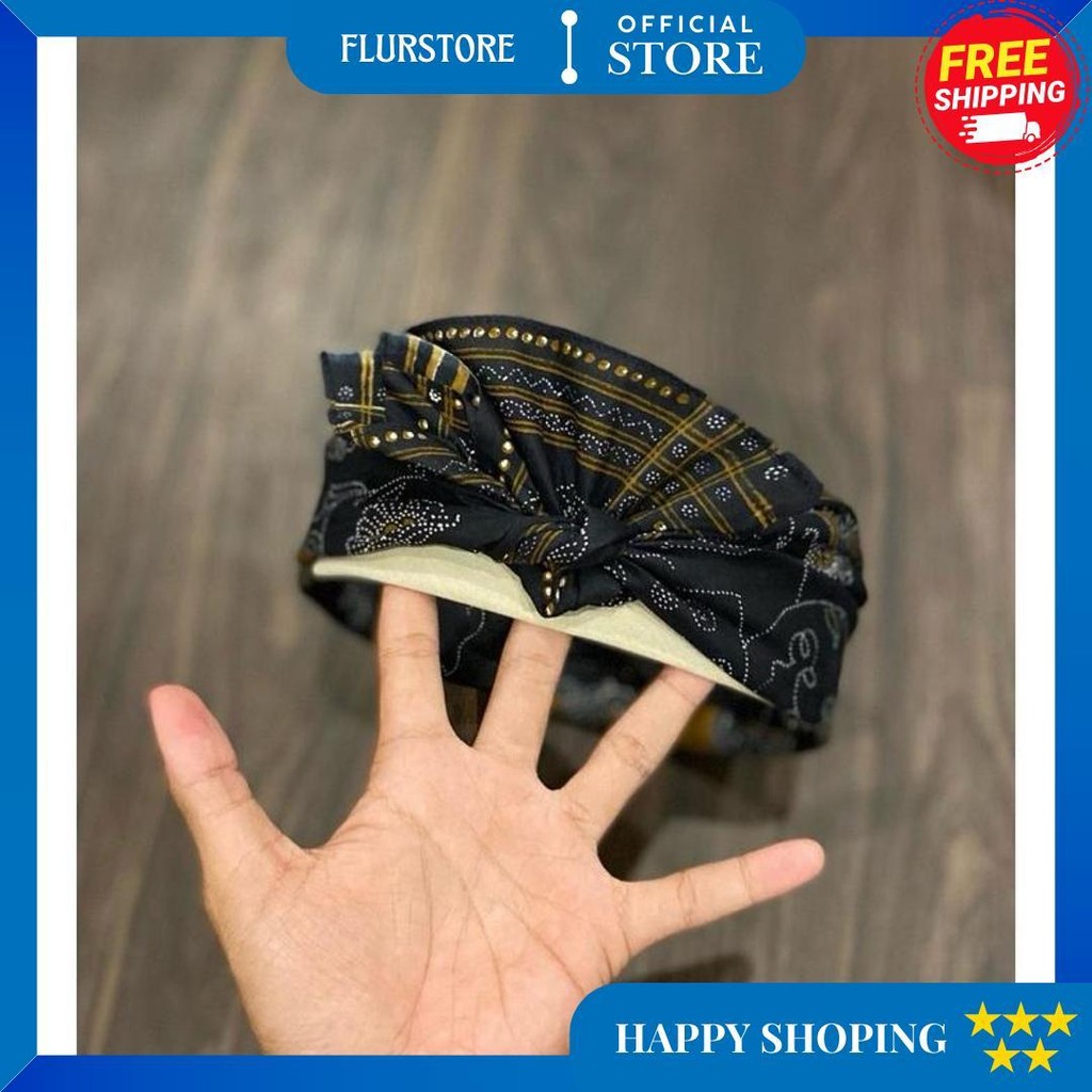 Udeng Batik Semi Tulis Setengah Jadi Rimpit Lembaran Sale