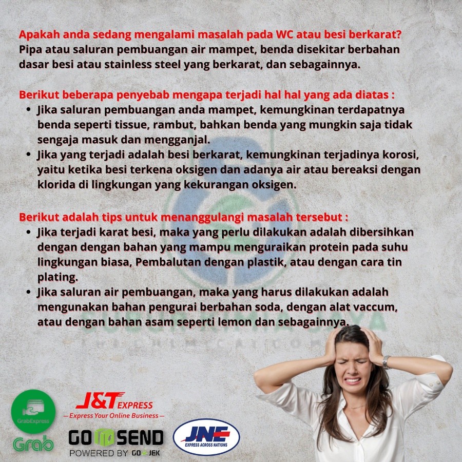 

HJ Caustic Soda / Soda Api Toilet / NaOH / Natrium Hydroxide 1 KG