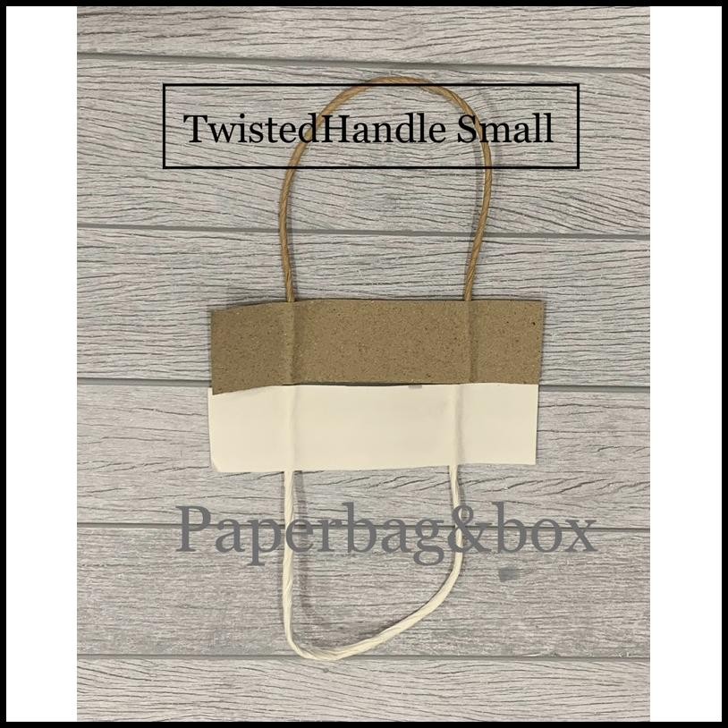 

Ready Paperbag Twisted Handle Small, Tali Kepang Kertas Isi 250Set/500Pce {Terlaris|Best Seller}