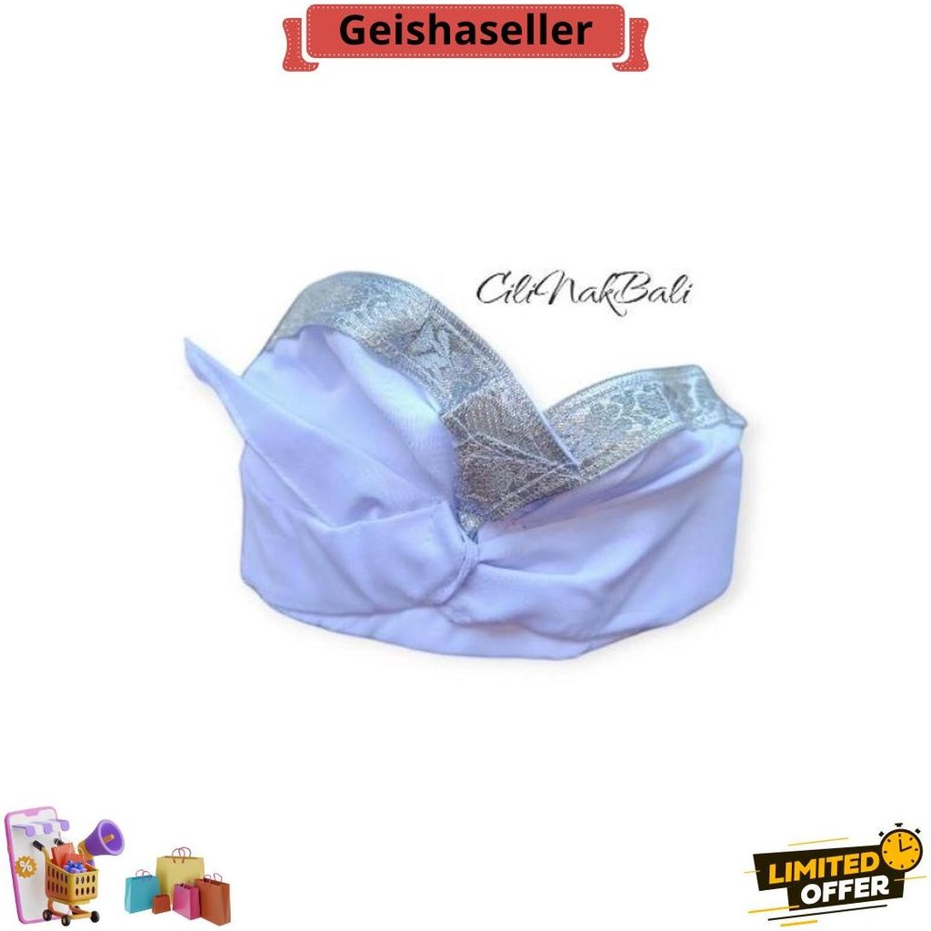 Udeng Bali Jadi Ikat Kepala Pria Putih Original Produk