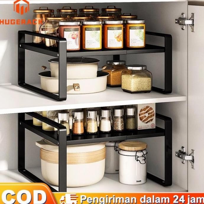 Rak dapur stainless steel Rak microwave Oven Rak lemari dapur Rak