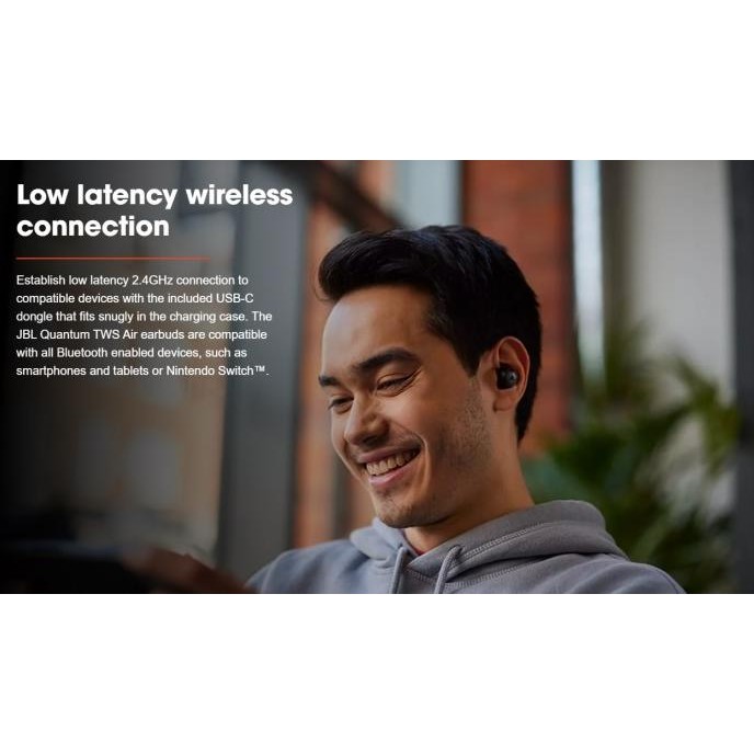 Grosir Jbl Quantum Tws Air Quantum Air True Wireless Gaming Earbuds Earphones