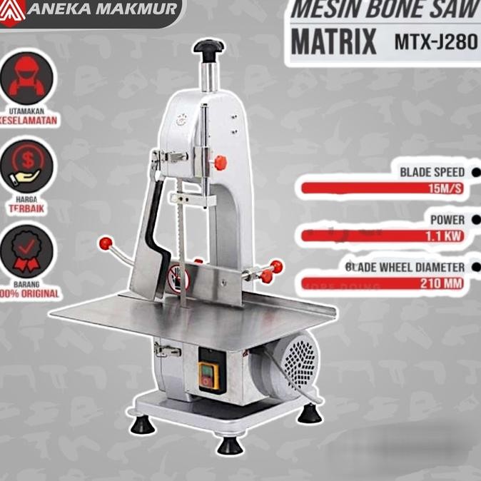 Murah Matrix Bone Saw Mtx-J280 Mesin Pemotong Daging Tulang Beku Mtx J280
