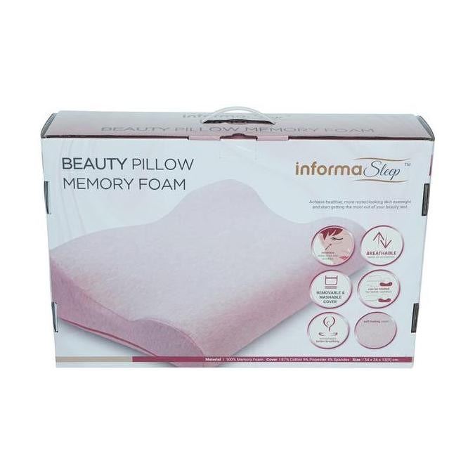 Sale Informa - Informa Sleep Bantal Memory Foam Beauty Pillow - Pink