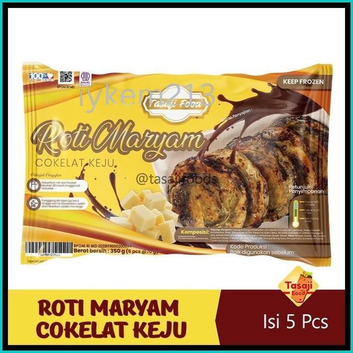 

TASAJI ROTI MARYAM COKELAT KEJU ISI 5 PCS
