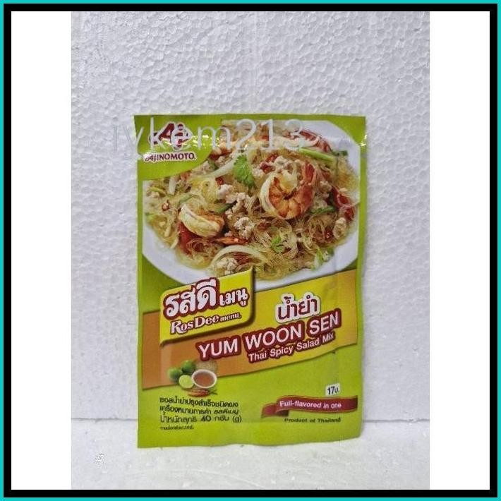 

AJINOMOTO ROSDEE BUMBU MASAK THAILAND PALO/KA PRAO/LAAB/TOM YUM KUNG/ROASTED RED PORK
