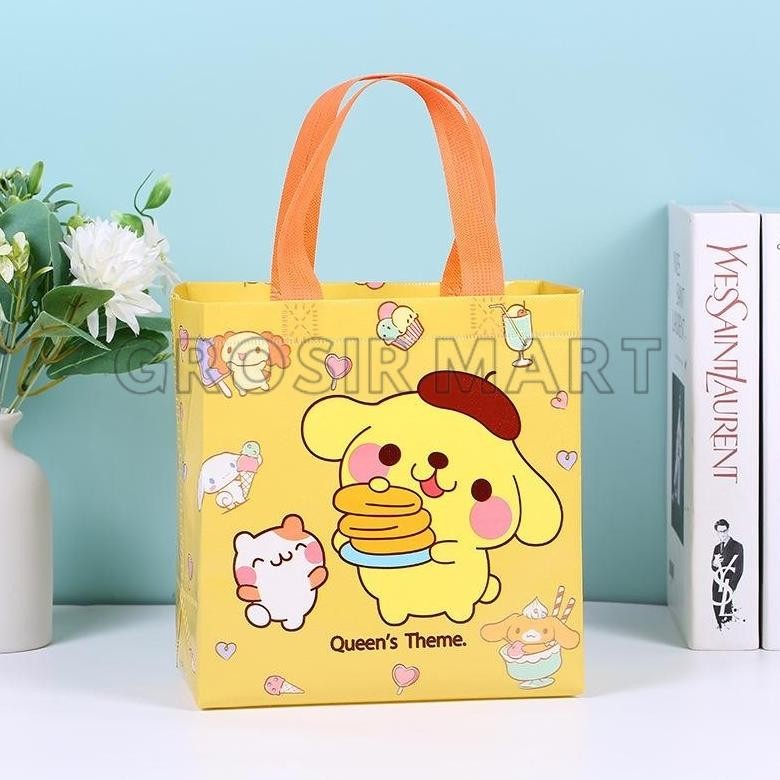 

fx-76 hj-64 Tas Souvenir Ulang Tahun Anak Kado Ultah Snack Goodie Bag Karakter Tote Bag Tenteng Lucu Sanrio Melody Cinnamoroll Kuromi Pompompurin Sale Terlaris
