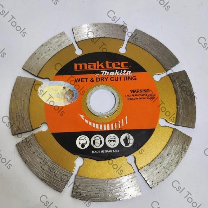 Terbaru Diamond Wheel MAKTEC Kering / Mata Pisau Potong Gerinda Dry 4"  Maktec #csl