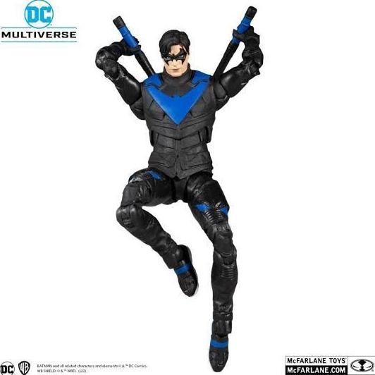 ACTION FIGURE MCFARLANE NIGHTWING GOTHAM KNIGHTS DC GAMING ORIGINAL